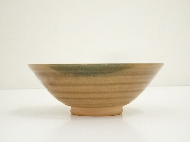 877『黄瀬戸茶碗』　/骨董品 古美術 古玩 アンティーク 道具 ] - 道具 作家物 黄瀬戸茶碗 | ネットショップ圭 netshop Kei